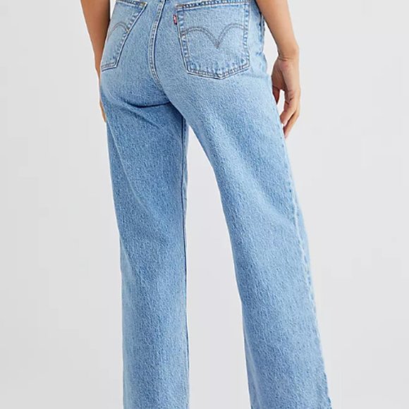 Levi's Denim - Levi's Ribcage Straight Ankle Jeans, Medium Wash, Size 25